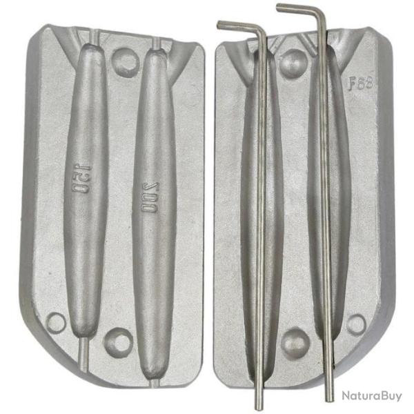 Moule olive de 150 / 200 gr INLINE - Pikefishing