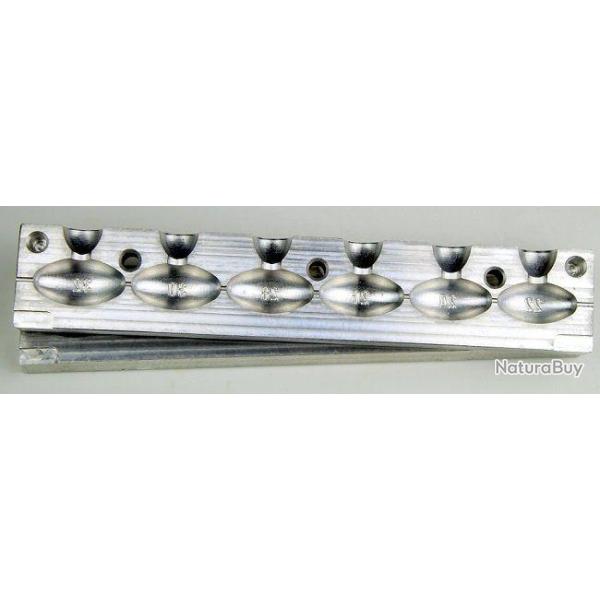 Moule � plomb olive 6x80G  - Usin� commande num�rique - Pikefishing