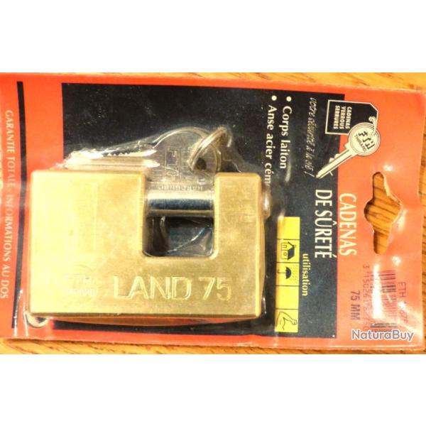 GROS CADENAS ANCIEN = 18 ANS JAMAIS DEBALLE - POUR COLLECTION OU FONCTION = 2 CLEES - FTH - THIRARD