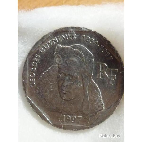 Pi�ce de 2 francs G.Guynemer
