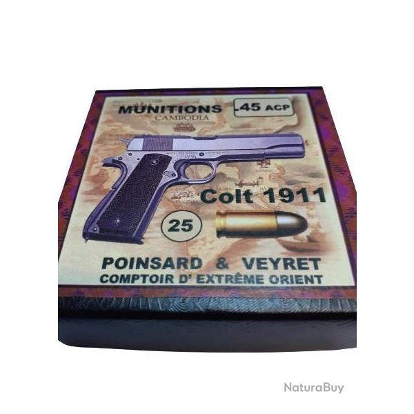 45 ACP Colt 1911: Reproduction boite cartouches (vide) P&V 11384642