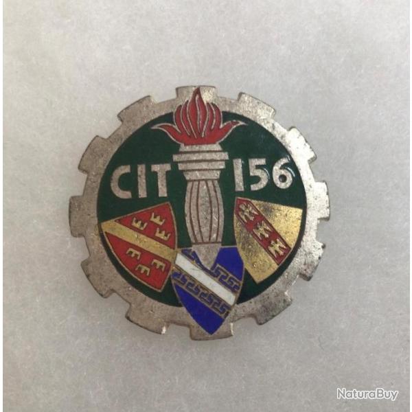 FRANCE TRAIN - Insigne C.I.T. N� 156.  Centre d'Instruction du Train