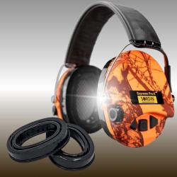 Sordin SUPREME PRO X LED Orange (GEL) Serre-t&ecirc;te