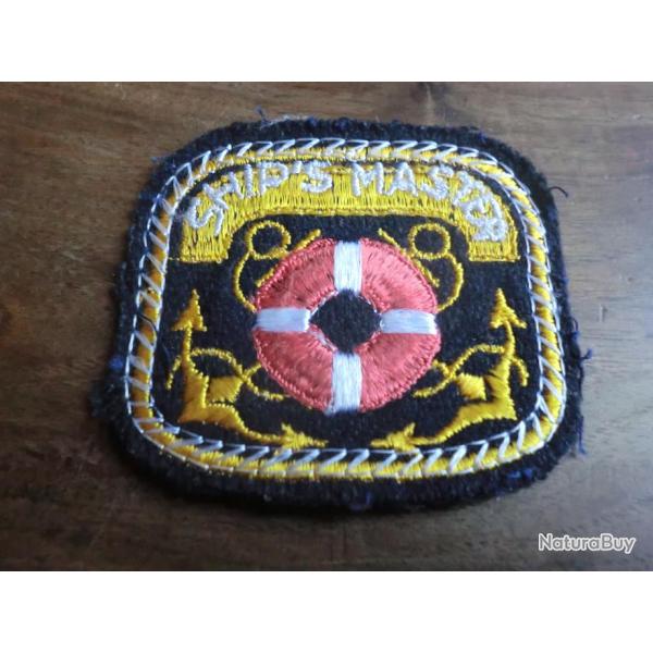 tissu patch brod�e ships master
