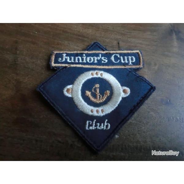 tissu patch brod�e juniors cup