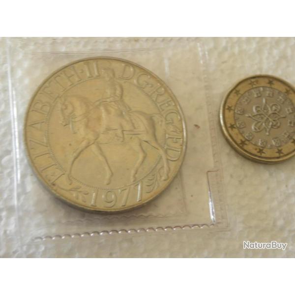 pi�ce Elizabeth 2e jubil� 1977