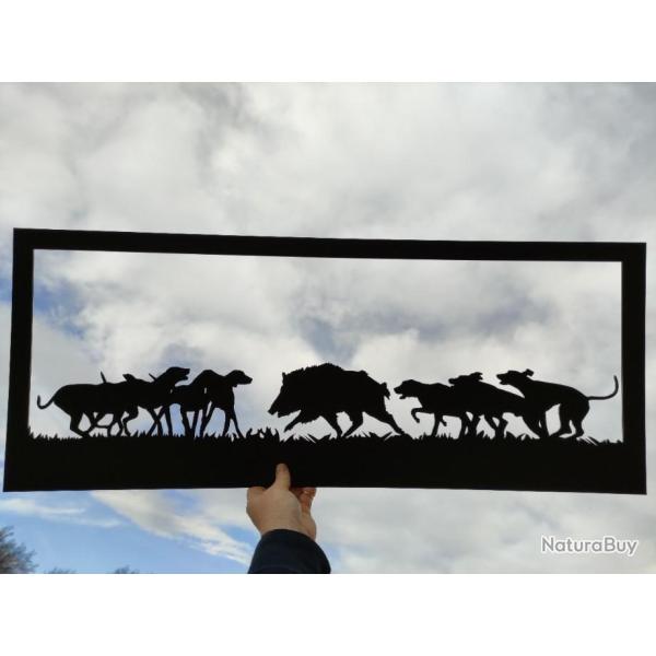 cadre mural Abois sur Sanglier