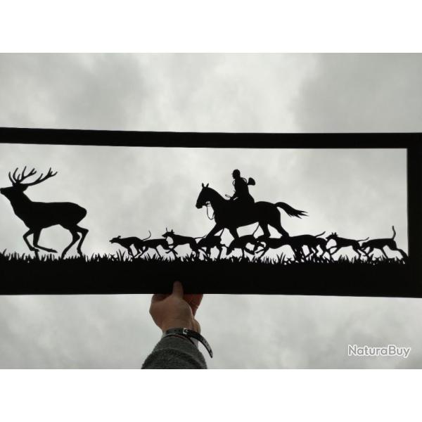 Cadre mural :Venerie du cerf