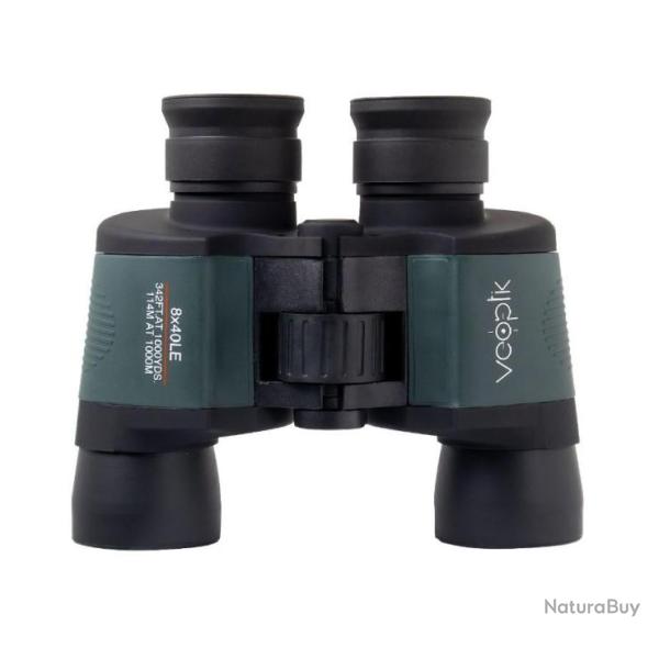 JUMELLES NOIRE ET VERTE 8X40