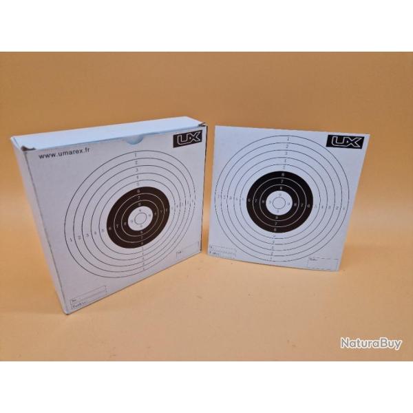 Cibles cartonn�es 14x14cm - paquet de 100