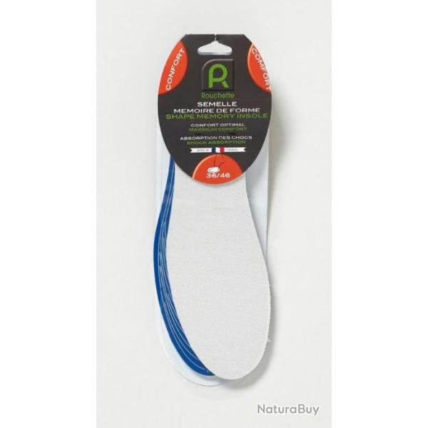 Semelle M�moire de forme - Fabriqu� en France