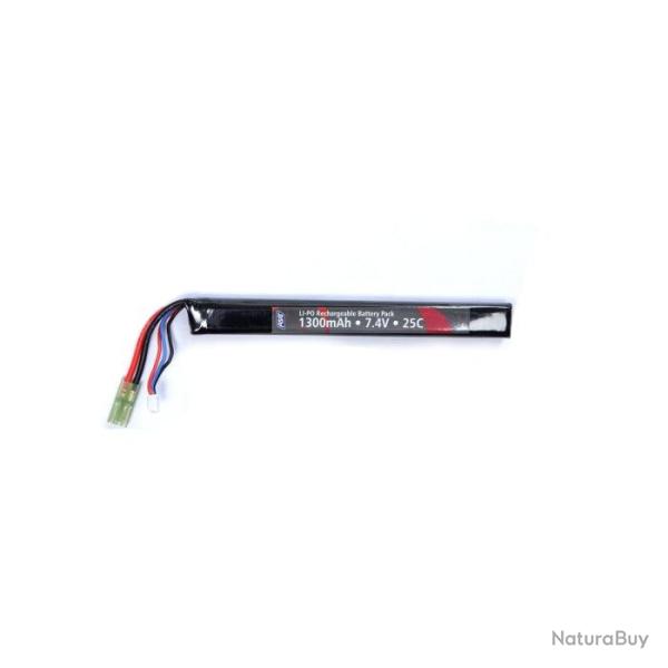 Batterie ASG Li-Po 7.4V 1300mAh - 1 Stick Default Title - 1.7x1.2x16.5 cm