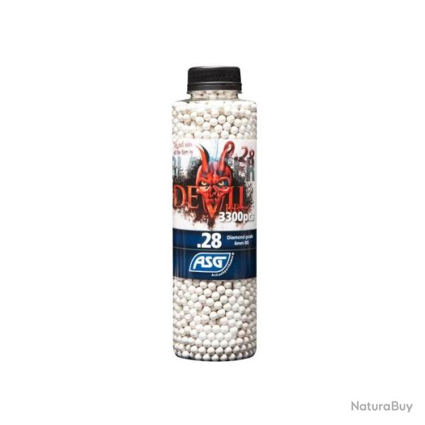 Billes ASG 0.28g Devil en bouteille de 3300