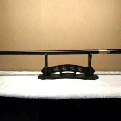 Canne Ep&eacute;e en Eb&egrave;ne faite main