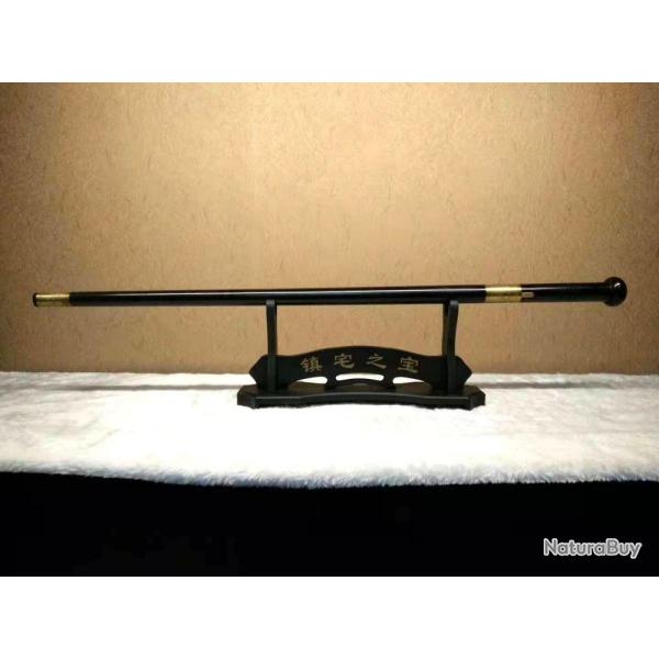 Canne Ep�e en Eb�ne faite main