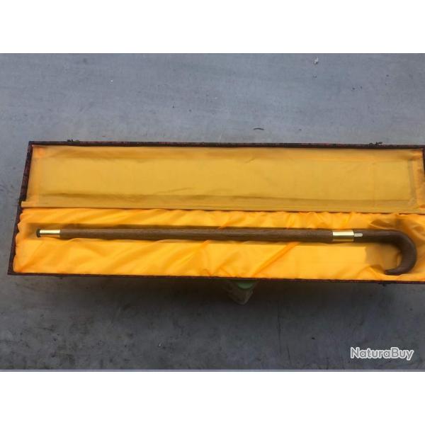 Canne Ep�e en acier pli� de Damas