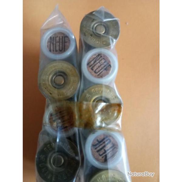 Cartouche calibre 16Plomb 9