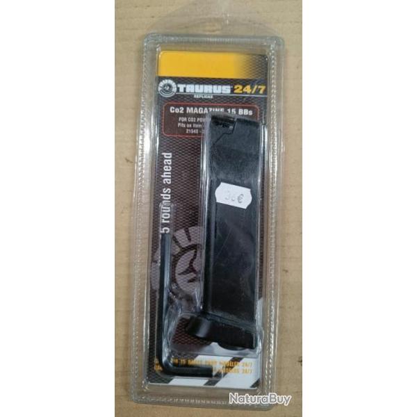 chargeur co2 PT24/7 PT 24/7 pour r�plique 21542, 21547, 210301 ref cybergun 215013