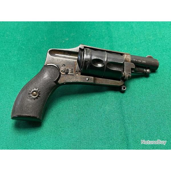 R�VOLVER  V�LODOG  hammerless EN 6 MM MANUFACTURE ROYALE  DE LI�GE  19 �ME n�2