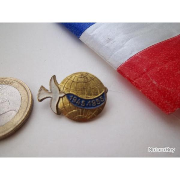 insigne collection boutonni�re paix 1945 - 1955