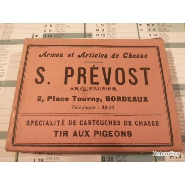 UNE BO�TE DE CARTOUCHE S. PREVOST CALIBRE 16