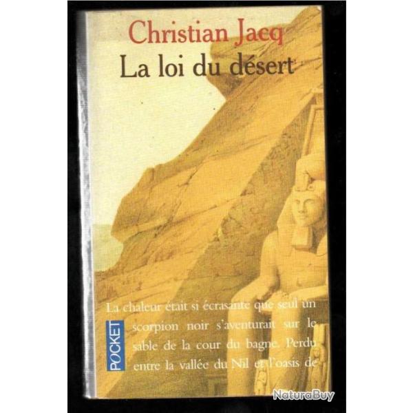 la loi du d�sert de christian jacq pocket