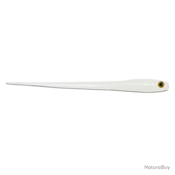 Leurre Souple Delalande Lan�on ZX 7cm 7cm A l'unit� 010 - Blanc