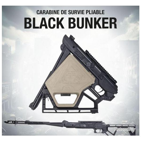 CARABINE DE SURVIE PLIABLE BLACK BUNKER BM8 NOIR C4.5 19.9J
