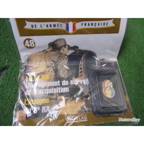 insigne militaire 6eme RA