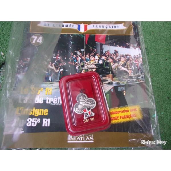 insigne militaire  35 eme RI