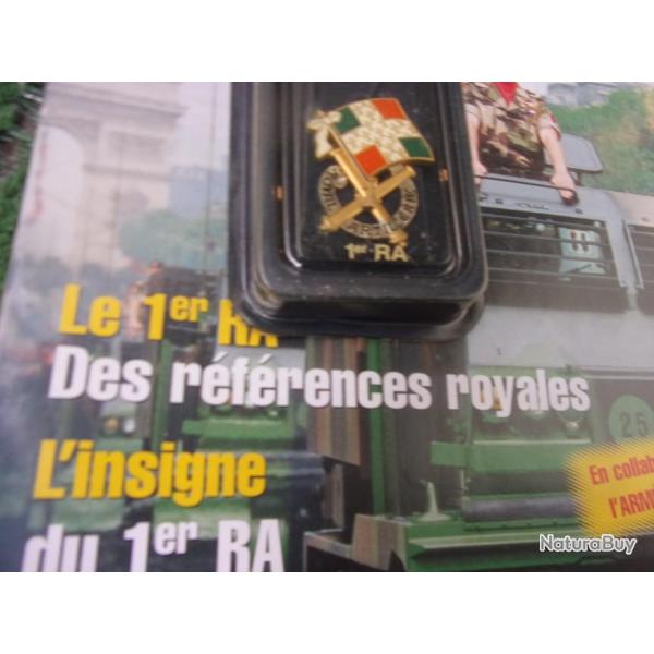 insigne militaire 1 eme RA