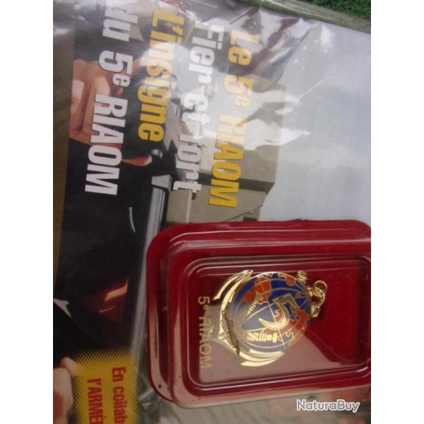 insigne militaire 5 RIMOM