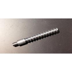 Pousse Chiffon / Spirale pour &eacute;toupes - Calibre 7mm - Filetage M5 m&acirc;le