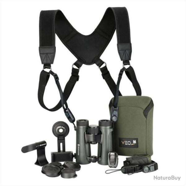 Pack jumelles veo hd iv 10x42 + harnais veo optic guard + kit digiscopie | vanguard