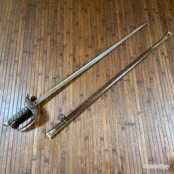 SABRE  D'OFFICIER D'ARTILLERIE BRITANNIQUE