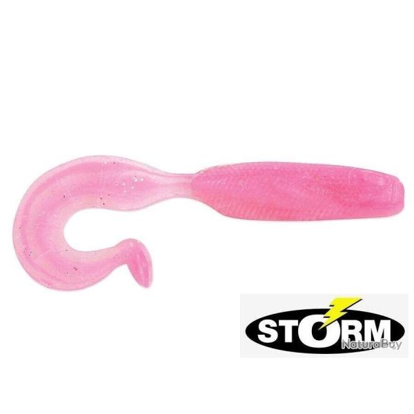 Leurre souple Storm So-Run Hypno Grub 3" 7.5cm Bulk Lewd Shrimp par 10