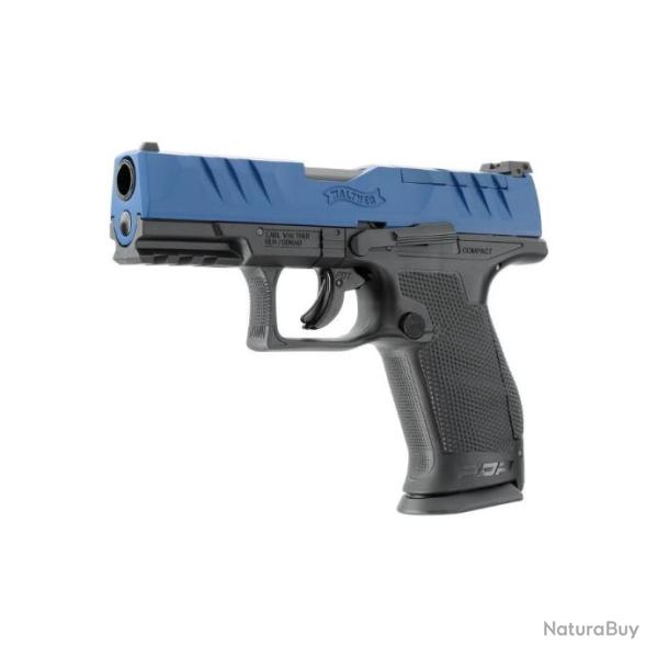 PISTOLET PDP COMPACT 4'' T4E CAL 43 WALTHER - FORCES DE L'ORDRE BLEU