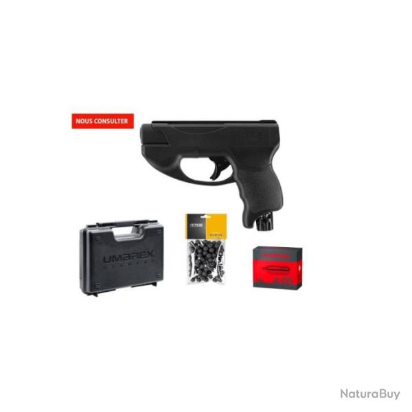 PACK PRET A TIRER TP50 C T4E CAL 50 - 7.5 J (100 BILLES, 10 CART CO2, MALLETTE)