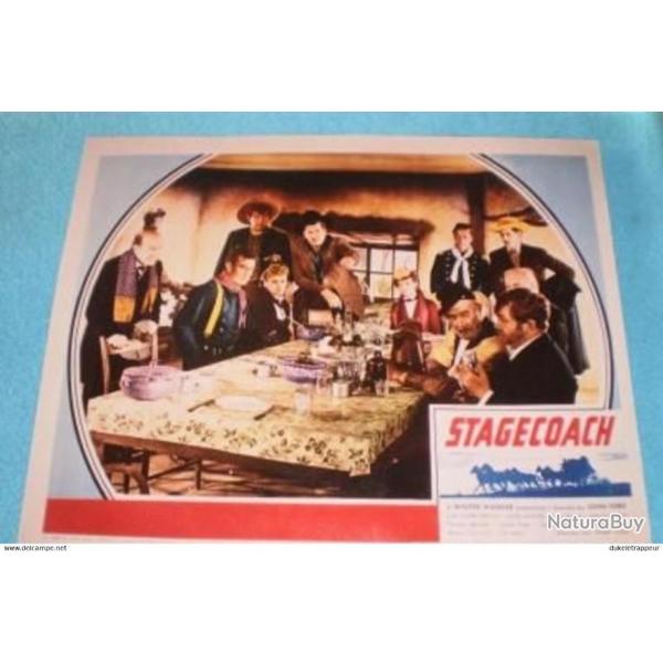 Grande photo John WAYNE , STAGECOACH 1939 !!! Collection . Cowboy, Country,Old West .