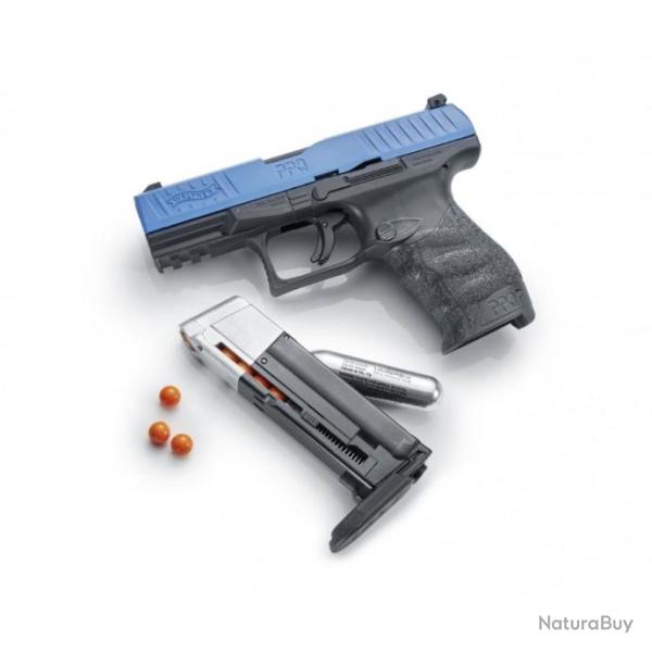 PISTOLET PPQ M2 T4E CAL 43 WALTHER - BLEU