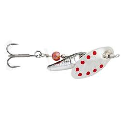 CUILLERE STICKLEBAIT SPINNER 4.5GR Dirty silver red