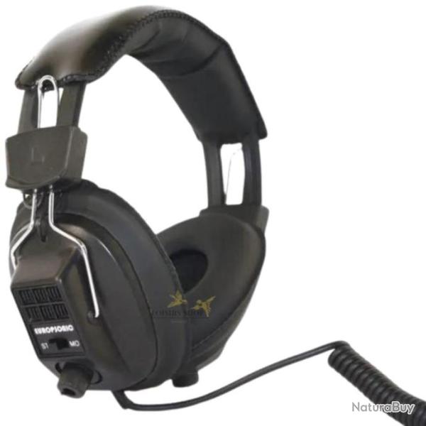 Casque pour d�tecteur de m�taux avec adaptateur jack - Europsonic