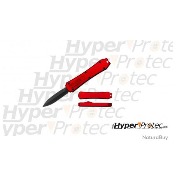 Petit OTF automatique lame double tranchant avec couleurs aux choix - Rouge
