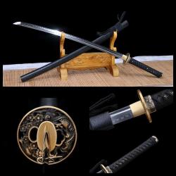 V&eacute;ritable sabre Japonais en Acier T10, Katana Fabriqu&eacute; dans le respect de la tradition japonaise anc