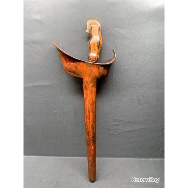 BEAU COUTEAU INDONESIEN KERIS / KRISS, COURANT XX�, LAME FLAMBOYANTE, ASIE