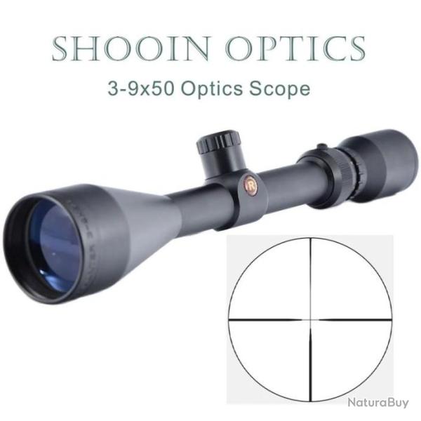 SHOOIN Optics Lunette de Vis�e 3-9x50 Tube 25.4MM - LIVRAISON GRATUITE !!