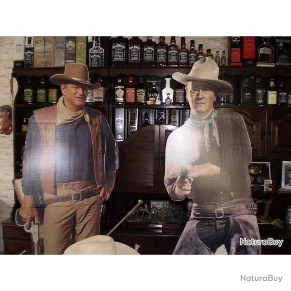 Posture en carton ondul� John WAYNE ! Collection ! Cowboy, Country,Cowgirl...