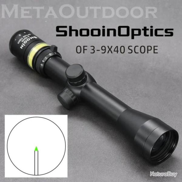 SHOOIN Optics Lunette de Vis�e 3-9X40 TUBE 30MM paiement en 3 ou 4 fois - LIVRAISON GRATUITE !!