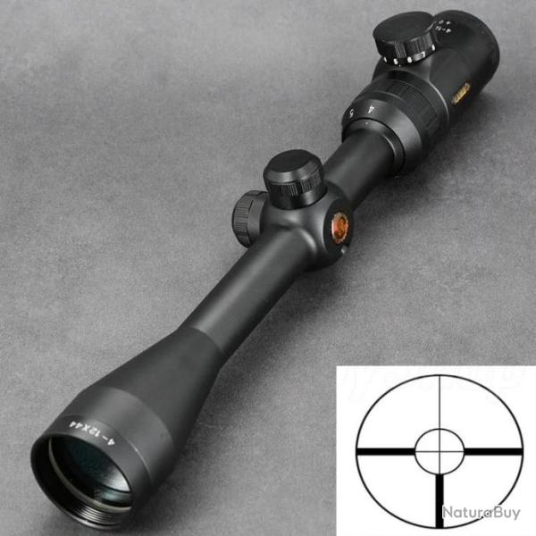 SHOOIN Optics Lunette de Vis�e 4-12X44 TUBE 25.4MM paiement en 3 ou 4 fois - LIVRAISON GRATUITE !!