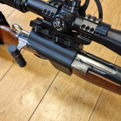 Rail picatinny d&eacute;port&eacute; avec collier monobloc pour lunette de tir pour Schmidt Rubin  K11